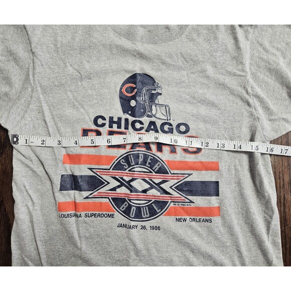 Chicago Bears T Shirt Vtg 80s 1986 Super Bowl XX Champions Women's Size M - Picture 5 of 8